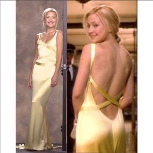 Deep v neck prom dress